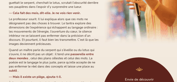 Des histoires de Tantra : le serpent qui ne venait pas